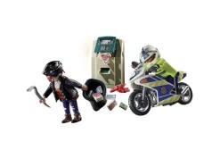 Poliziotto In Moto E Ladro