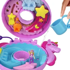 Polly Pocket Cofanetto Unicorno Avventura Sull'Isola Dei Cristalli