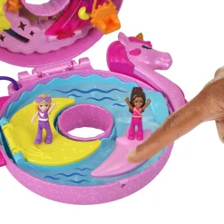 Polly Pocket Cofanetto Unicorno Avventura Sull'Isola Dei Cristalli