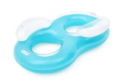 Poltrona Doppia Con Schienale, Cm.188 117, Con Maniglie