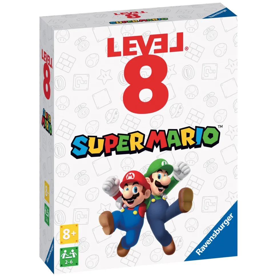 Ravenburger Level 8 Super Mario, Gioco Di Carte Per Tutta La Famiglia, 8+ Anni