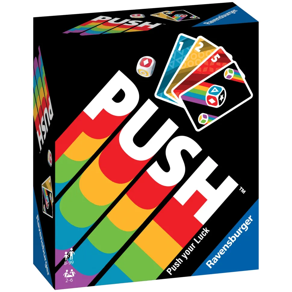 Ravenburger Push, Gioco Di Carte Per Tutta La Famiglia, 8+ Anni