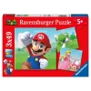 Ravensburger 3 Puzzle 49 Pezzi Super Mario
