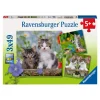 Ravensburger 3 Puzzle 49 Pezzi Gattini