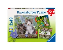 Ravensburger 3 Puzzle 49 Pezzi Gattini