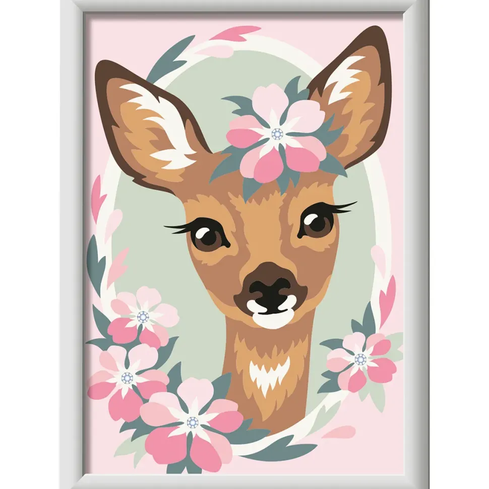 Ravensburger Creart Per Bambini, Kit Per Dipingere Con I Numeri, 7+, Serie E, Bambi