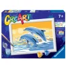 Ravensburger Creart Per Bambini, Kit Per Dipingere Con I Numeri, 7+, Serie E, Delfini Amici