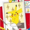 Ravensburger Creart Serie E: Pokemon, Pikachu, Kit Per Dipingere Con I Numeri, Contiene Una Tavola Prestampata, Pennello, Colori E Accessori, Gioco Creativo Per Bambini 7+ Anni