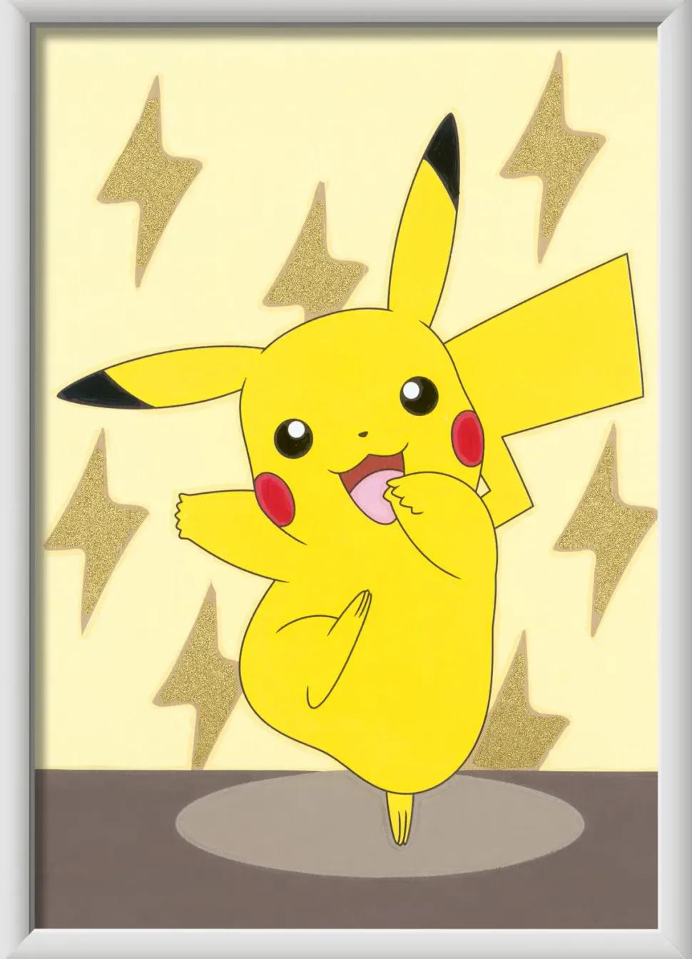 Ravensburger Creart Serie E: Pokemon, Pikachu, Kit Per Dipingere Con I Numeri, Contiene Una Tavola Prestampata, Pennello, Colori E Accessori, Gioco Creativo Per Bambini 7+ Anni