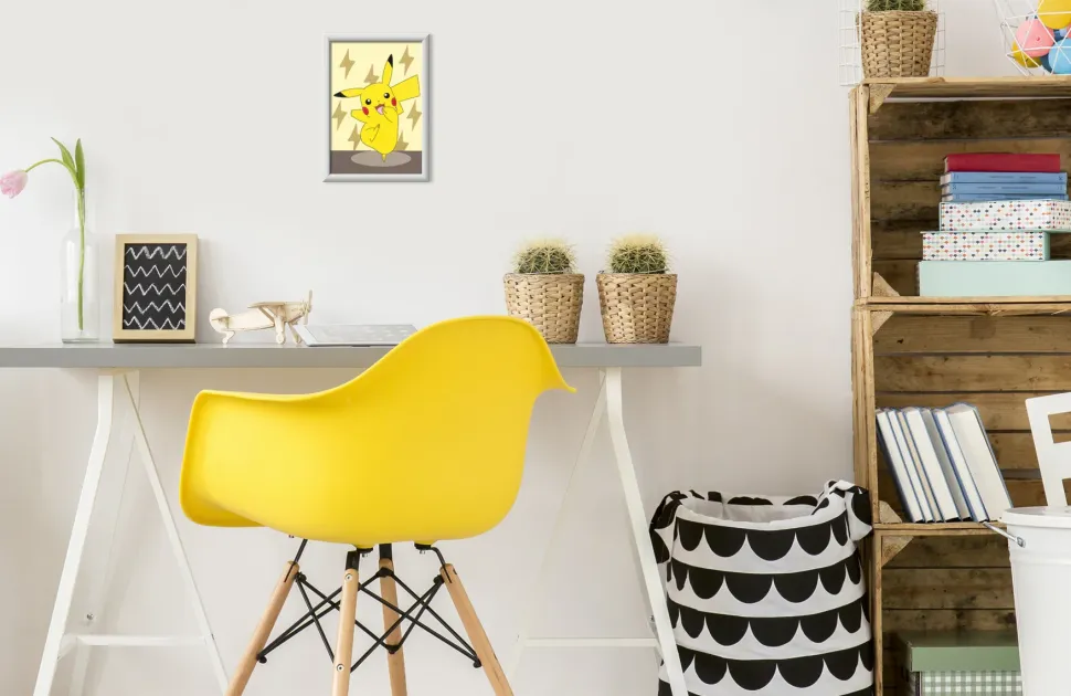 Ravensburger Creart Serie E: Pokemon, Pikachu, Kit Per Dipingere Con I Numeri, Contiene Una Tavola Prestampata, Pennello, Colori E Accessori, Gioco Creativo Per Bambini 7+ Anni