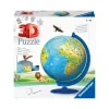 Ravensburger 3D Puzzle Globo, 180 Pezzi, 6+ Anni