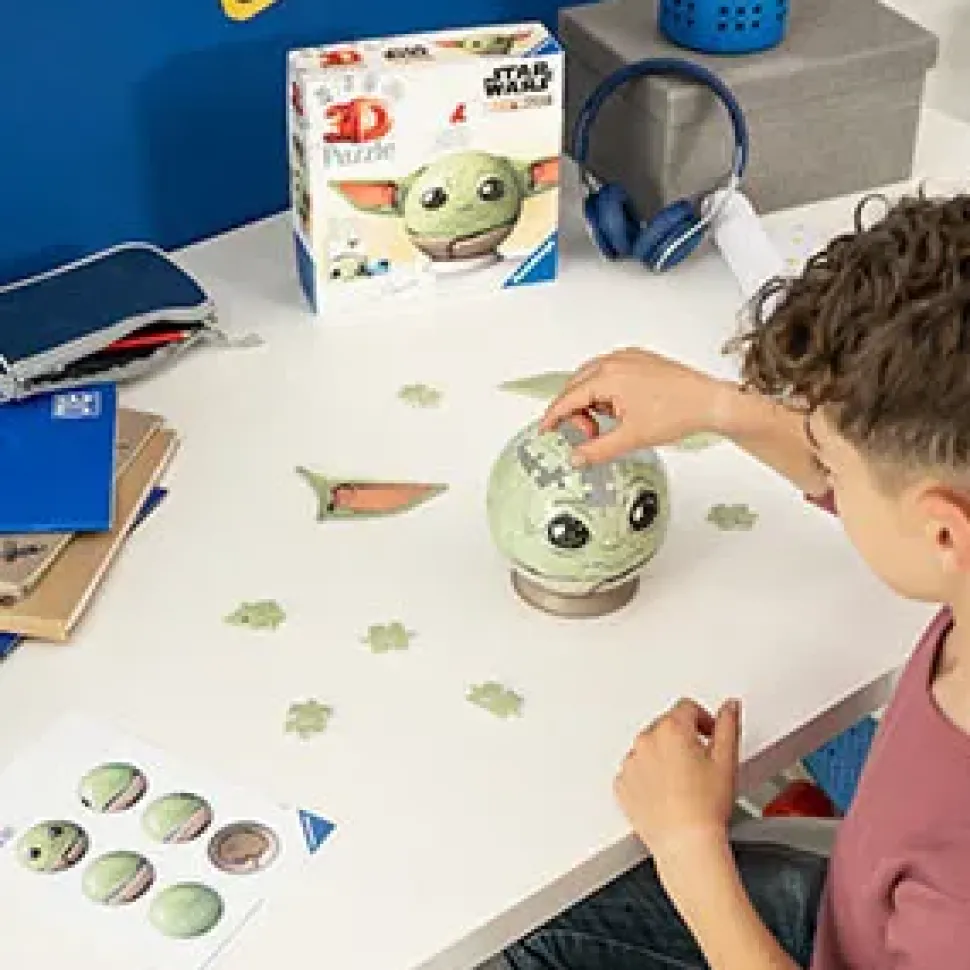 Ravensburger 3D Puzzle Grogu Con Le Orecchie, 72 Pezzi, 6+ Anni