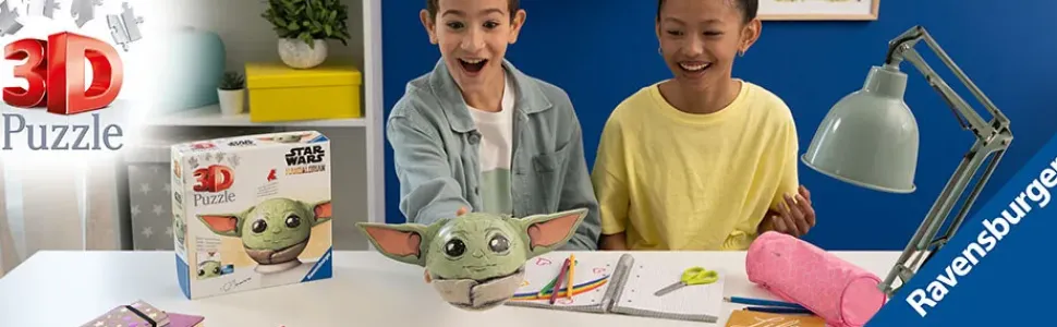 Ravensburger 3D Puzzle Grogu Con Le Orecchie, 72 Pezzi, 6+ Anni