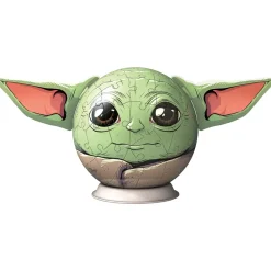 Ravensburger 3D Puzzle Grogu Con Le Orecchie, 72 Pezzi, 6+ Anni