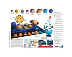 Ravensburger 3D Puzzle Il Sistema Planetario, 540 Pezzi, 6+ Anni