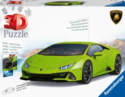 Ravensburger 3D Puzzle Lamborghini Huracan Evo Verde, 108 Pezzi, 8+ Anni
