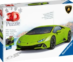 Ravensburger 3D Puzzle Lamborghini Huracan Evo Verde, 108 Pezzi, 8+ Anni