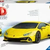 Ravensburger 3D Puzzle Lamborghini Huracan Evo Gialla, 108 Pezzi, 8+ Anni