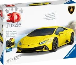 Ravensburger 3D Puzzle Lamborghini Huracan Evo Gialla, 108 Pezzi, 8+ Anni