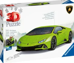 Ravensburger 3D Puzzle Lamborghini Huracan Evo Verde, 108 Pezzi, 8+ Anni