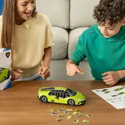 Ravensburger 3D Puzzle Lamborghini Huracan Evo Verde, 108 Pezzi, 8+ Anni