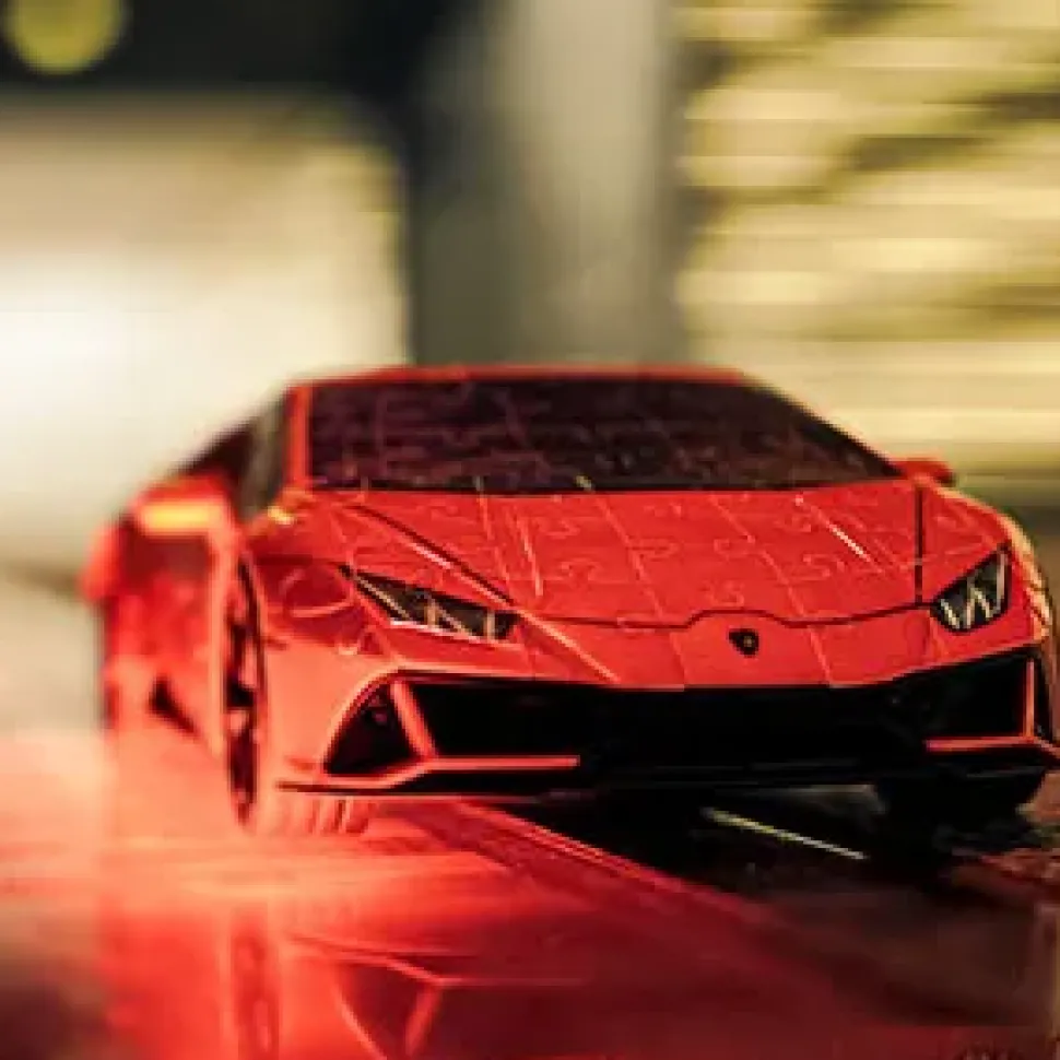 Ravensburger 3D Puzzle Lamborghini Huracan Evo Verde, 108 Pezzi, 8+ Anni