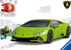 Ravensburger 3D Puzzle Lamborghini Huracan Evo Verde, 108 Pezzi, 8+ Anni