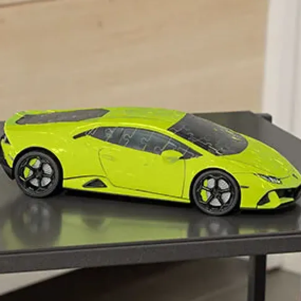Ravensburger 3D Puzzle Lamborghini Huracan Evo Verde, 108 Pezzi, 8+ Anni