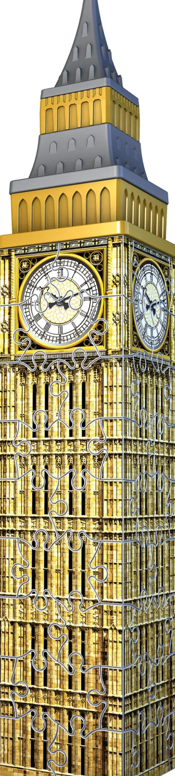 Ravensburger 3D Puzzle Mini Big Ben, 54 Pezzi, 8 Anni