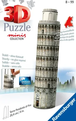 Ravensburger 3D Puzzle Mini Torre Di Pisa, 54 Pezzi, 8 Anni