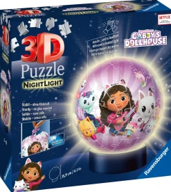Ravensburger 3D Puzzle Nightlamp Gabby'S Dollhouse, Night Lamp, 72 Pezzi, 6+ Anni