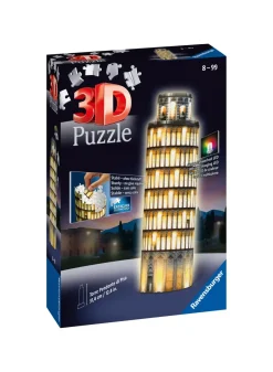Ravensburger 3D Puzzle Torre Di Pisa Night Edition, Londra, 216 Pezzi, 10+ Anni