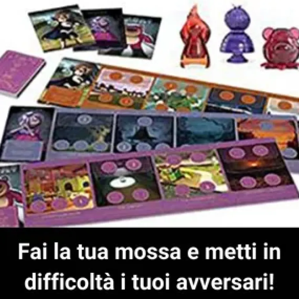 Ravensburger Disney Villainous Bigger&Badder, Gioco Di Strategia, Gioco Da Tavolo 2-3 Giocatori, 10+ Anni