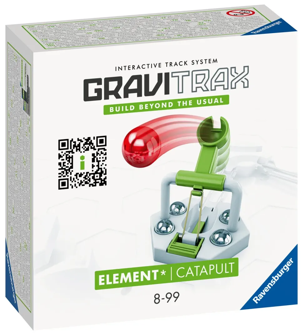 Ravensburger Gravitrax Catapult Catapulta, Gioco Innovativo Ed Educativo Stem, 8+ Anni, Accessorio