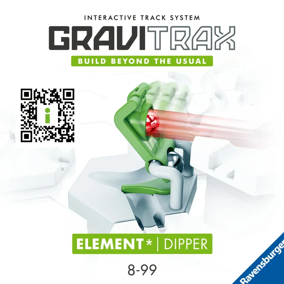 Ravensburger Gravitrax Dipper, Gioco Innovativo Ed Educativo Stem, 8+ Anni, Accessorio