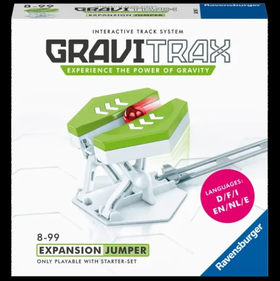 Ravensburger Gravitrax Jumper, Gioco Innovativo Ed Educativo Stem, 8+, Accessorio