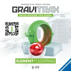 Ravensburger Gravitrax Looping Giro Della Morte, Gioco Innovativo Ed Educativo Stem, 8+ Anni, Accessorio