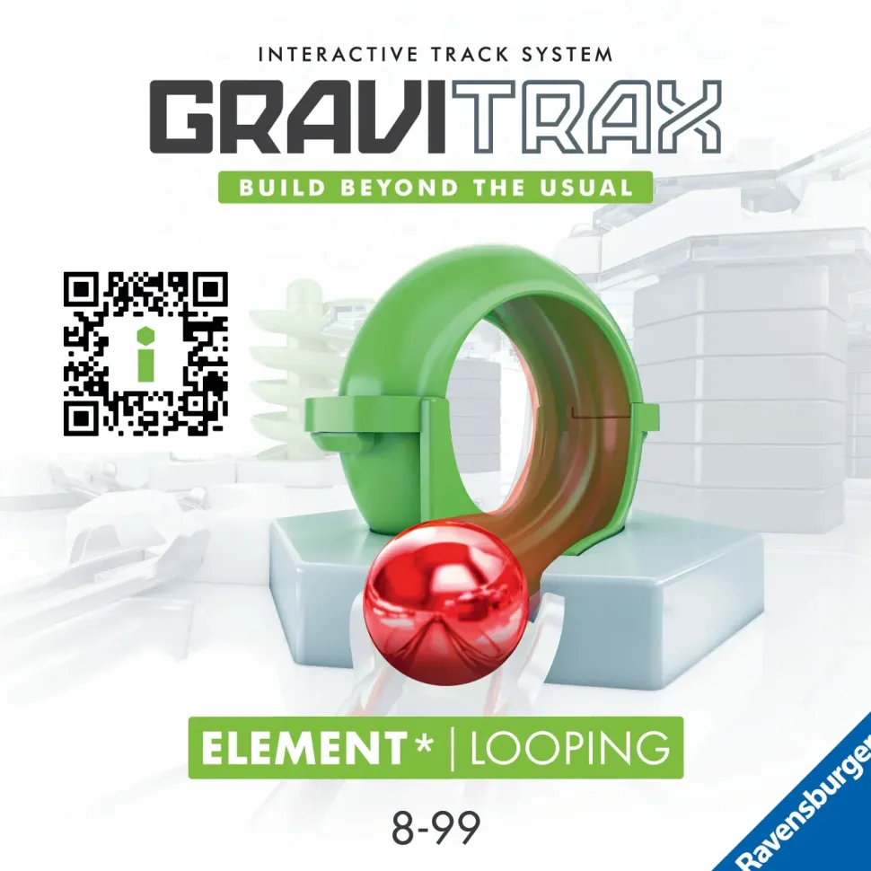 Ravensburger Gravitrax Looping Giro Della Morte, Gioco Innovativo Ed Educativo Stem, 8+ Anni, Accessorio