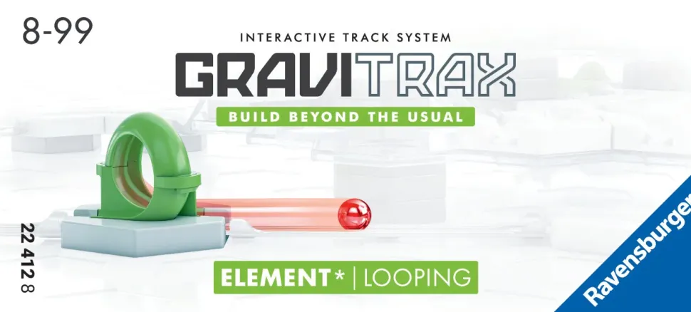 Ravensburger Gravitrax Looping Giro Della Morte, Gioco Innovativo Ed Educativo Stem, 8+ Anni, Accessorio