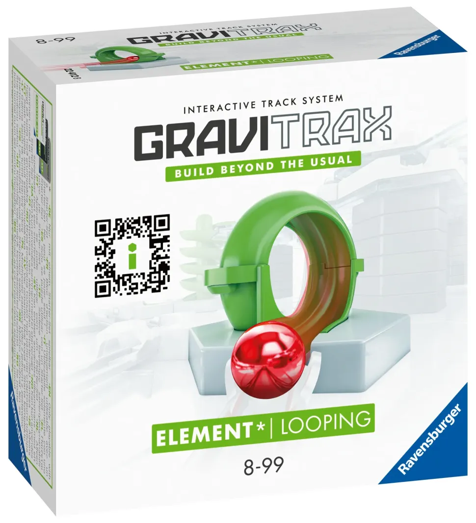 Ravensburger Gravitrax Looping Giro Della Morte, Gioco Innovativo Ed Educativo Stem, 8+ Anni, Accessorio