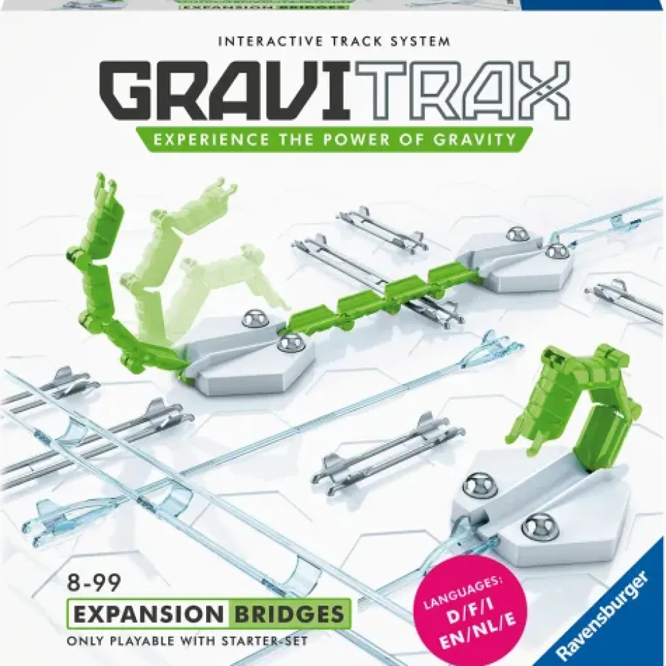 Ravensburger Gravitrax Ponti, Gioco Innovativo Ed Educativo Stem, 8+, Accessorio