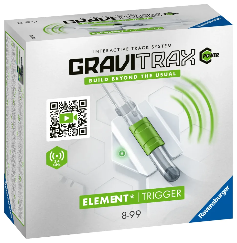 Ravensburger Gravitrax Power Element Trigger, Gioco Innovativo Ed Educativo Stem, 8+ Anni, Estensione
