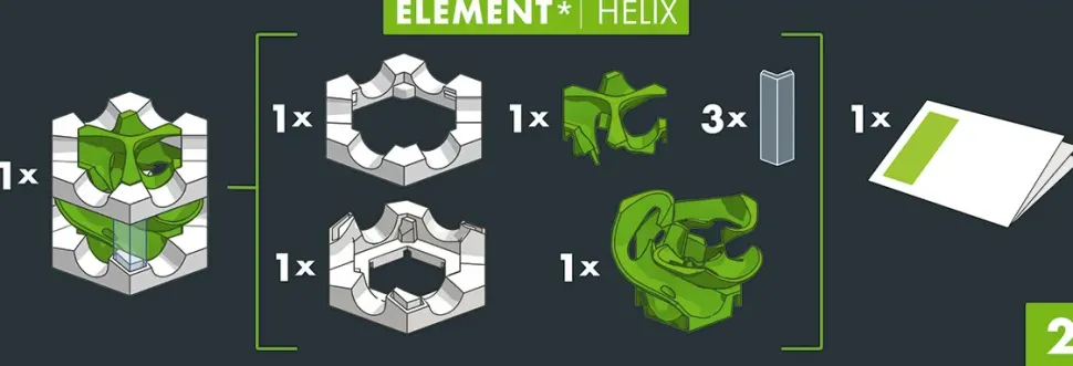 Ravensburger Gravitrax Professional Helix Elica, Gioco Innovativo Ed Educativo Stem, 8+ Anni, Accessorio