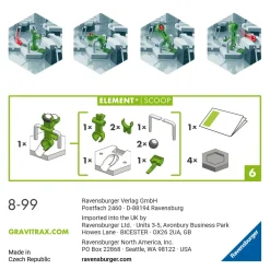 Ravensburger Gravitrax Scoop, Gioco Innovativo Ed Educativo Stem, 8+ Anni, Accessorio