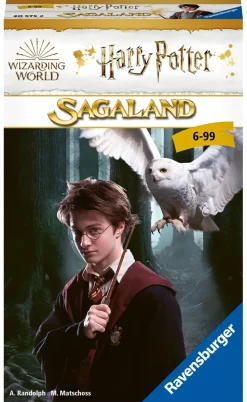 Ravensburger Harry Potter Sagaland Travel, Gioco Da Tavolo Tascabile, 2-4 Giocatori, 6+ Anni
