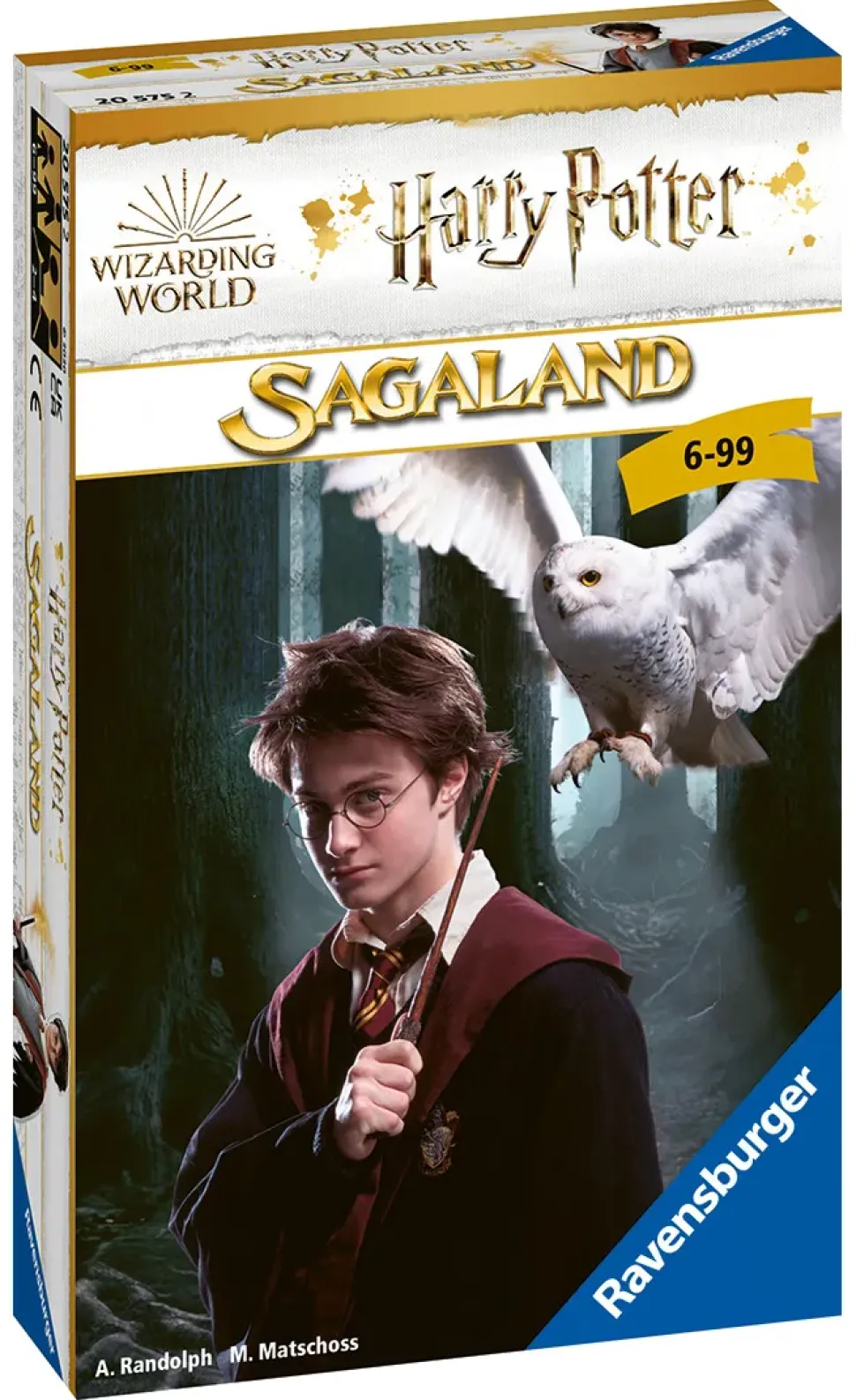 Ravensburger Harry Potter Sagaland Travel, Gioco Da Tavolo Tascabile, 2-4 Giocatori, 6+ Anni