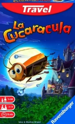 Ravensburger La Cucaracula Versione Travel Game, Gioco Da Tavolo Tascabile, 2-4 Giocatori, 5+ Anni