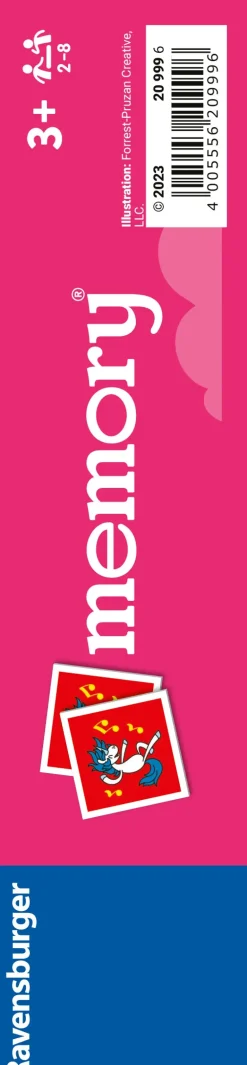 Ravensburger Memory® Versione Unicorns, 64 Tessere, Gioco Da Tavolo, 3+ Anni