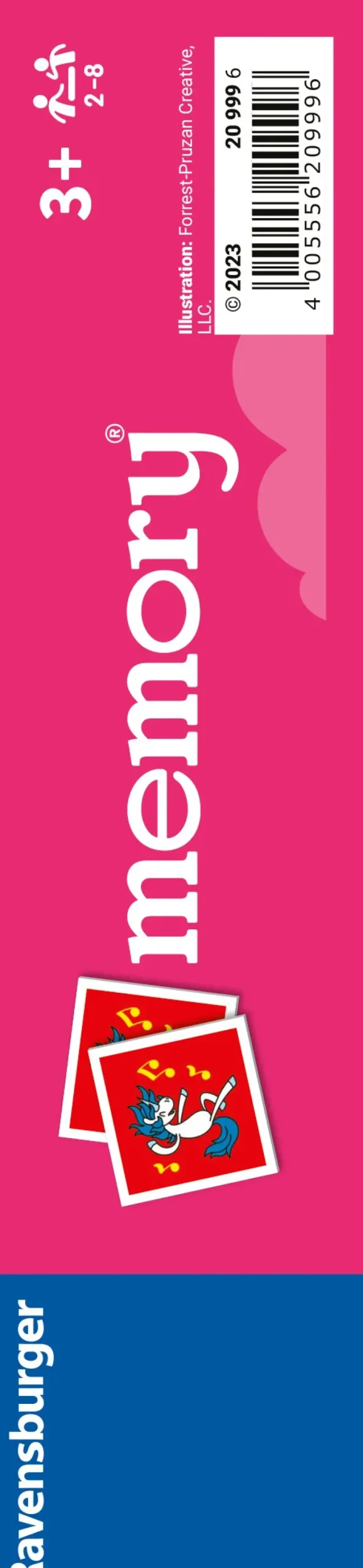 Ravensburger Memory® Versione Unicorns, 64 Tessere, Gioco Da Tavolo, 3+ Anni