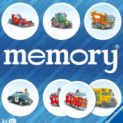 Ravensburger Memory® Versione Veicoli, 64 Tessere, Gioco Da Tavolo, 3+ Anni